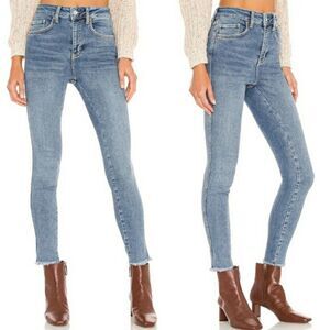 NWT Free People  raw high rise jeggings Sierra